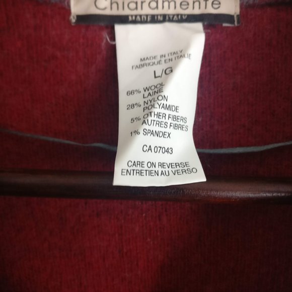 Wool Cardigan, Wool Coat, Wool blend button Front Knit Cocoon Cardigan, L - Picture 6 of 13